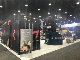 60x50 Island booth design by Exhibit Potential